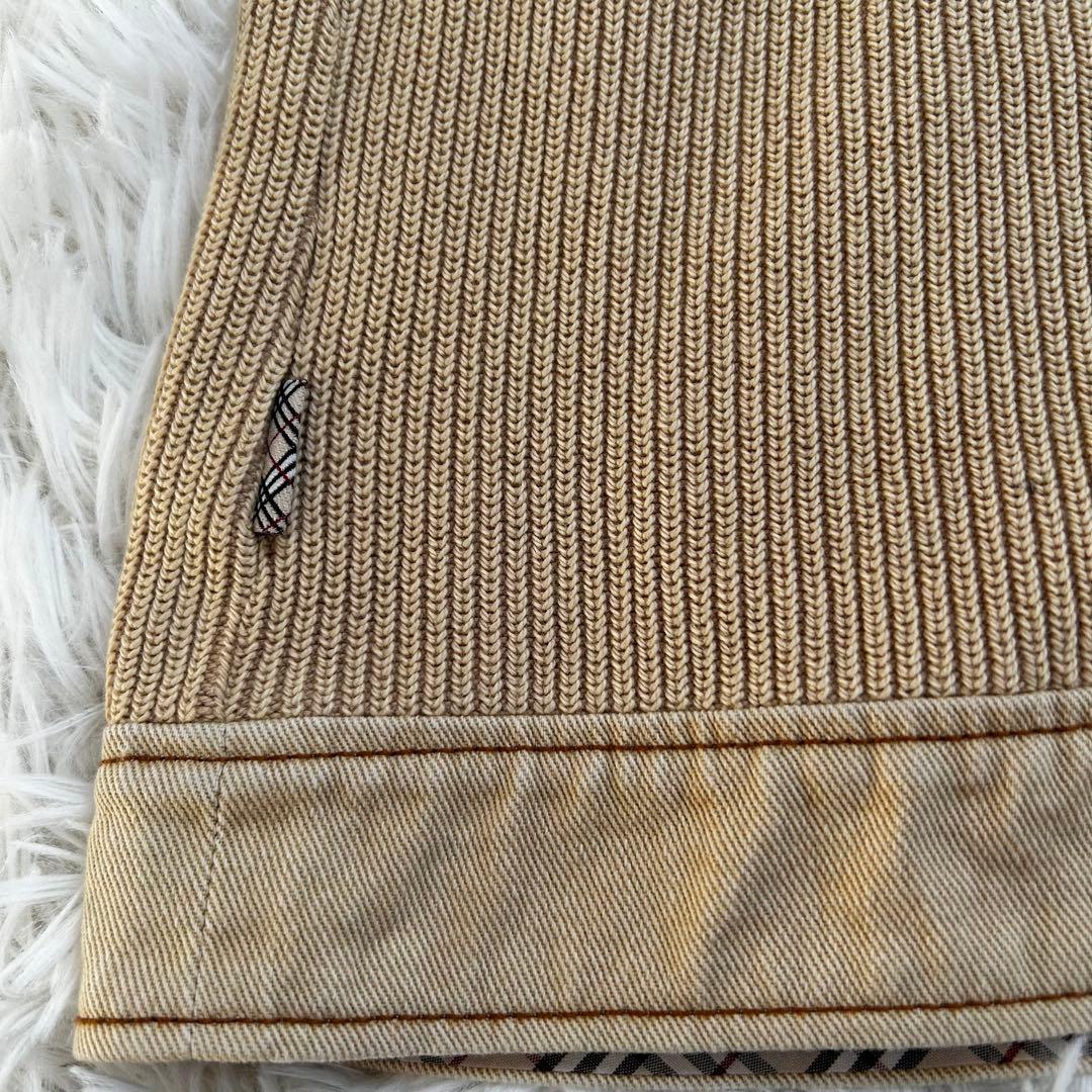 バーバリーロンドン　ノバチェック ニットジャケット カーディガン 15BR