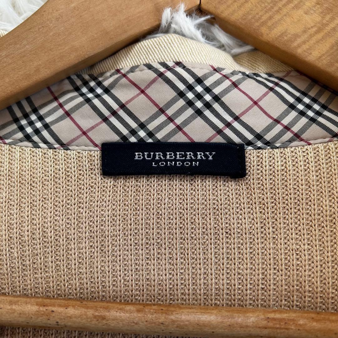 バーバリーロンドン　ノバチェック ニットジャケット カーディガン 15BR