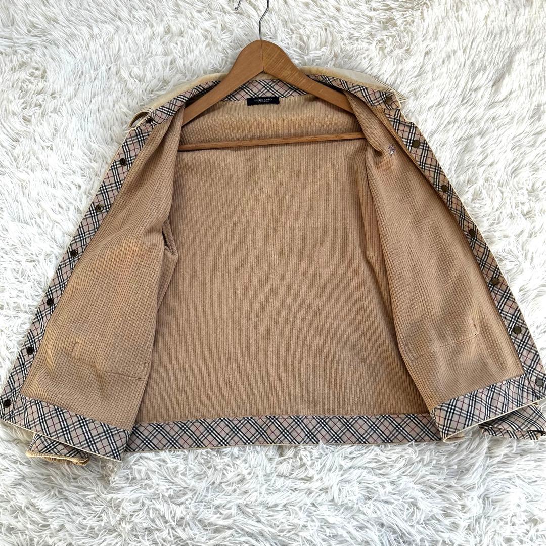 バーバリーロンドン　ノバチェック ニットジャケット カーディガン 15BR