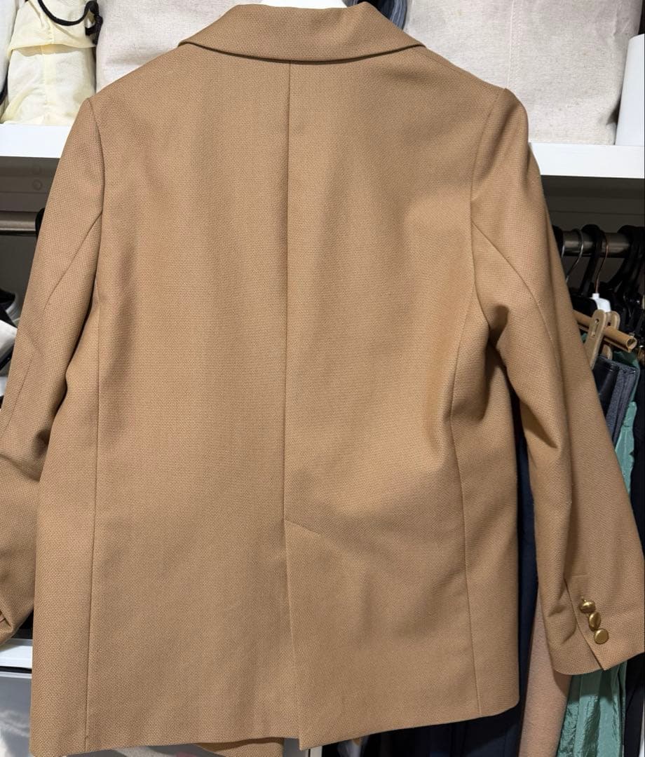 【Noble】ピークドラペルダブルジャケット 38サイズ