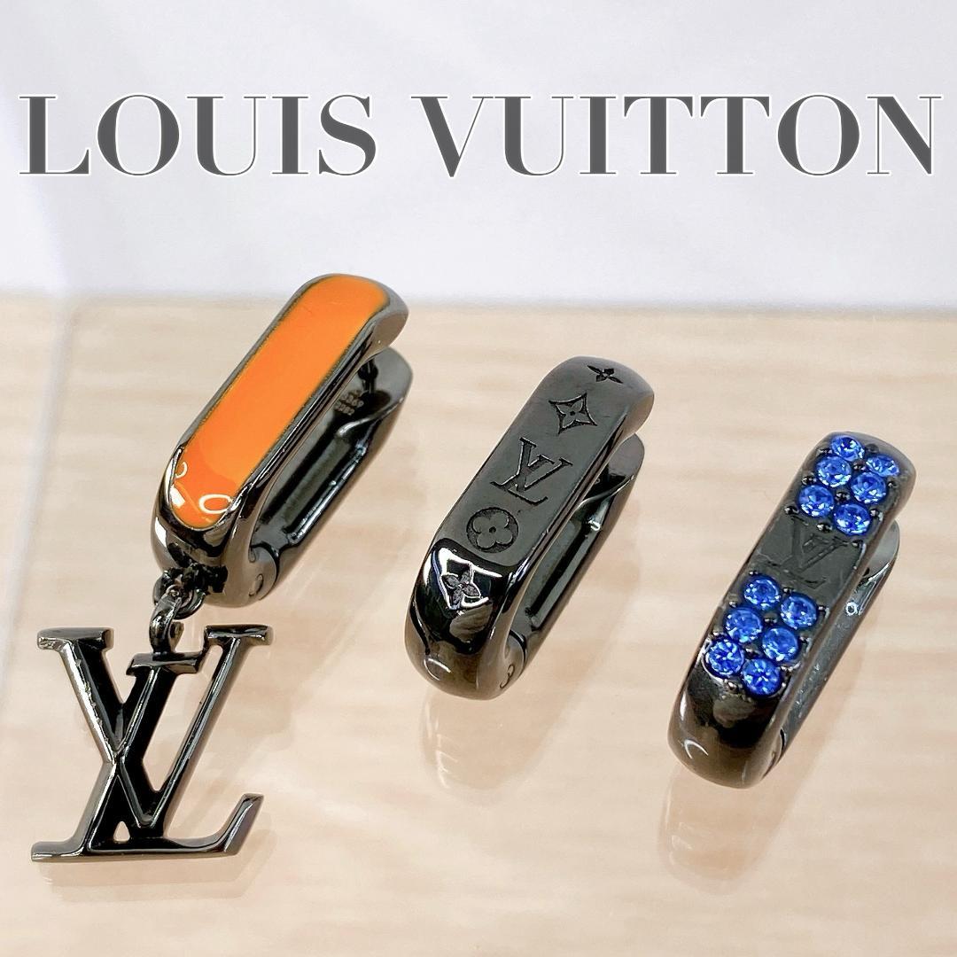 ルイヴィトン ピアス 3点セット ブックル ドレイユ モノグラム MP3369