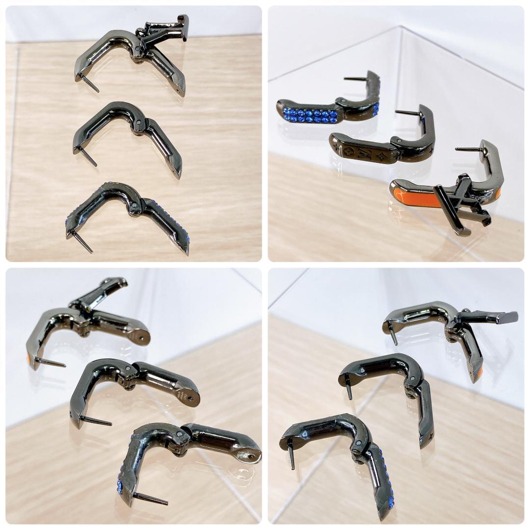 ルイヴィトン ピアス 3点セット ブックル ドレイユ モノグラム MP3369