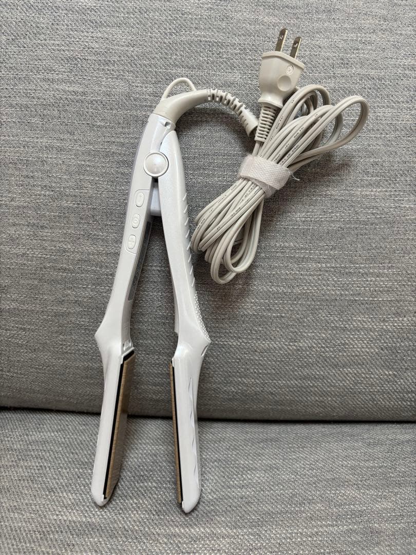 ストレートヘアアイロン　絹女～KINUJO～パールホワイト