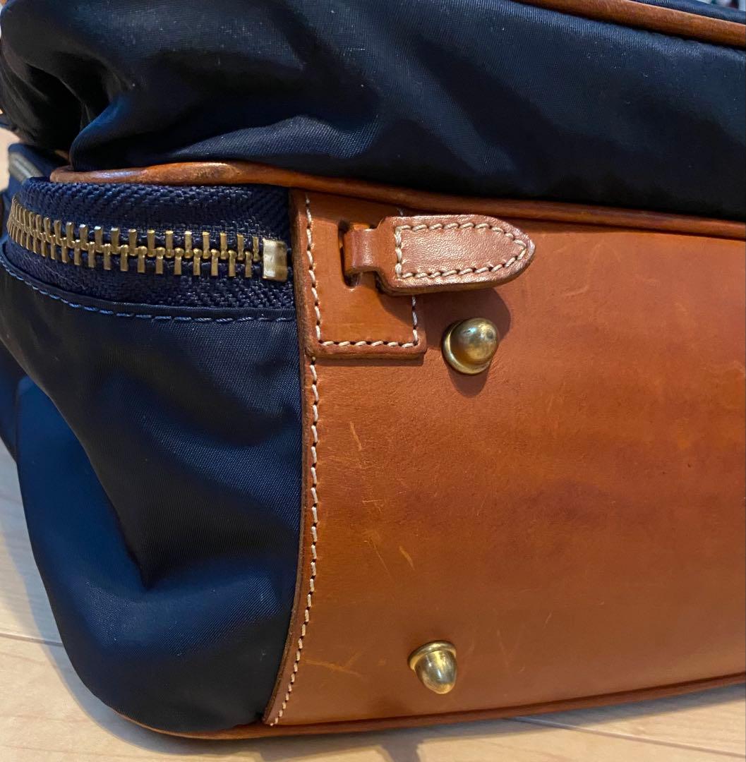 Felisi ネイビー バッグ　ソフトボストン