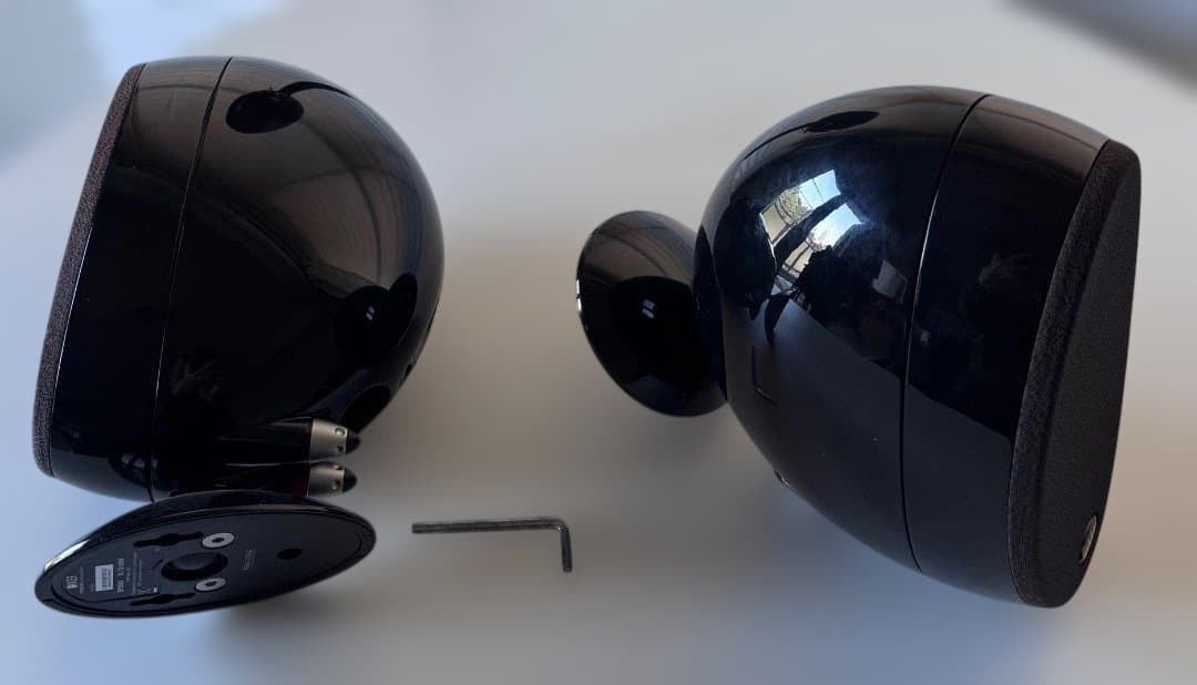 KEF オーバル型スピーカースタンド 2本+センタースピーカーセット