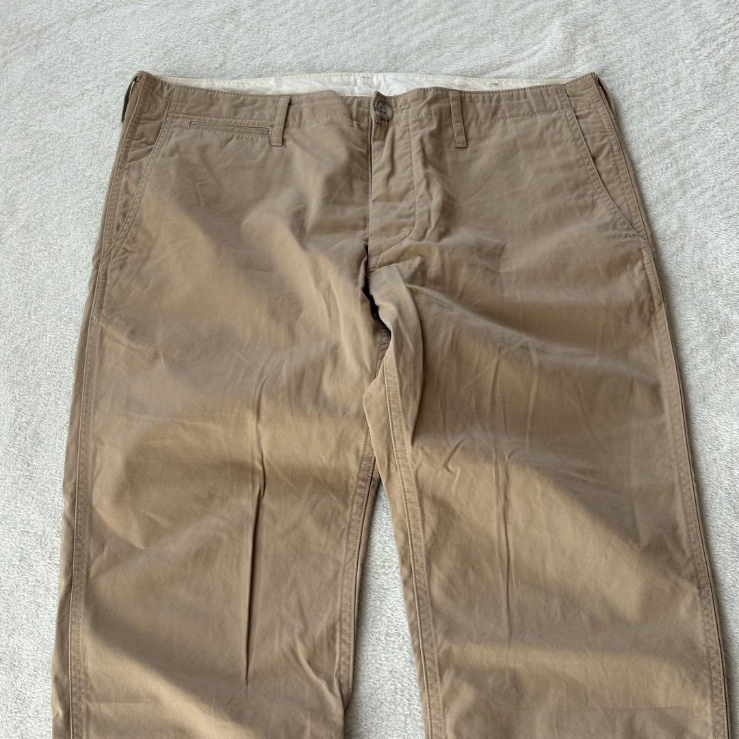 VISVIM シンチバック チノパン L 日本製 ベージュ