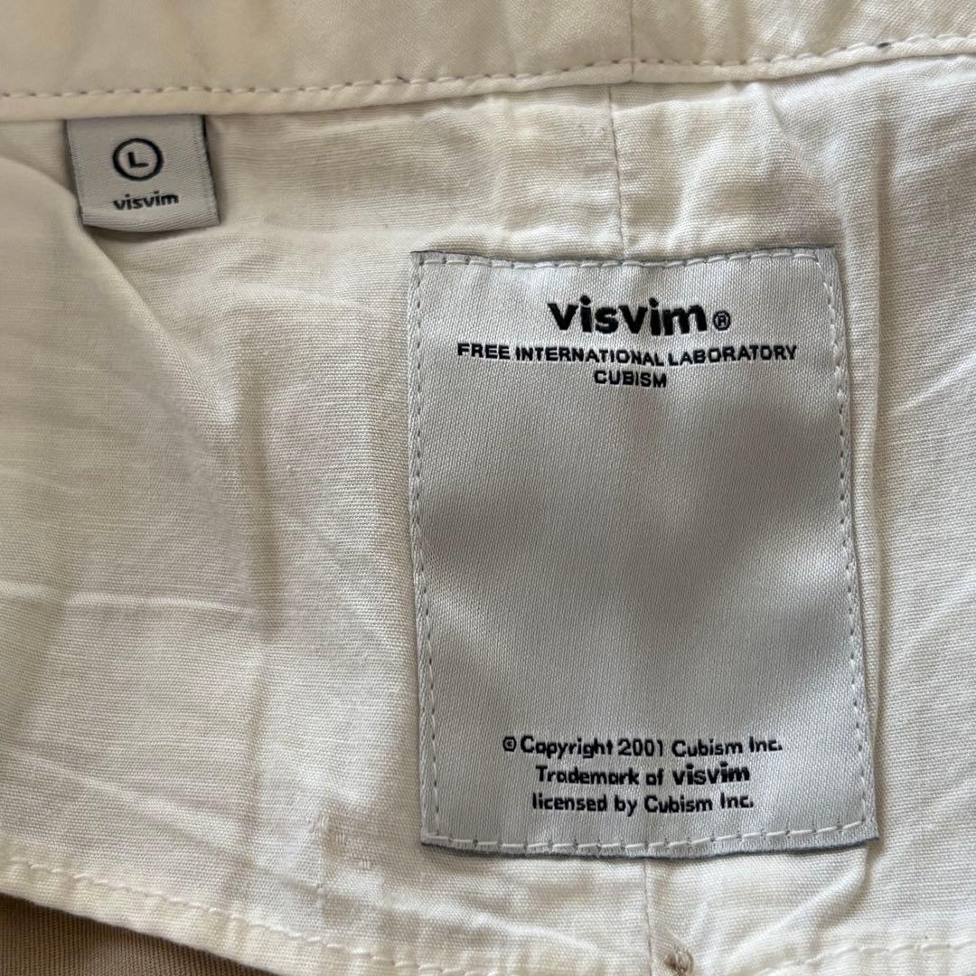 VISVIM シンチバック チノパン L 日本製 ベージュ