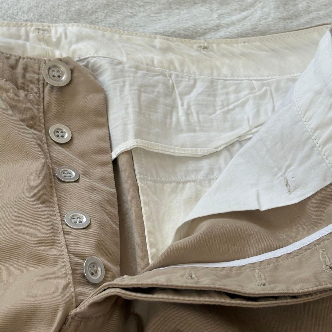 VISVIM シンチバック チノパン L 日本製 ベージュ