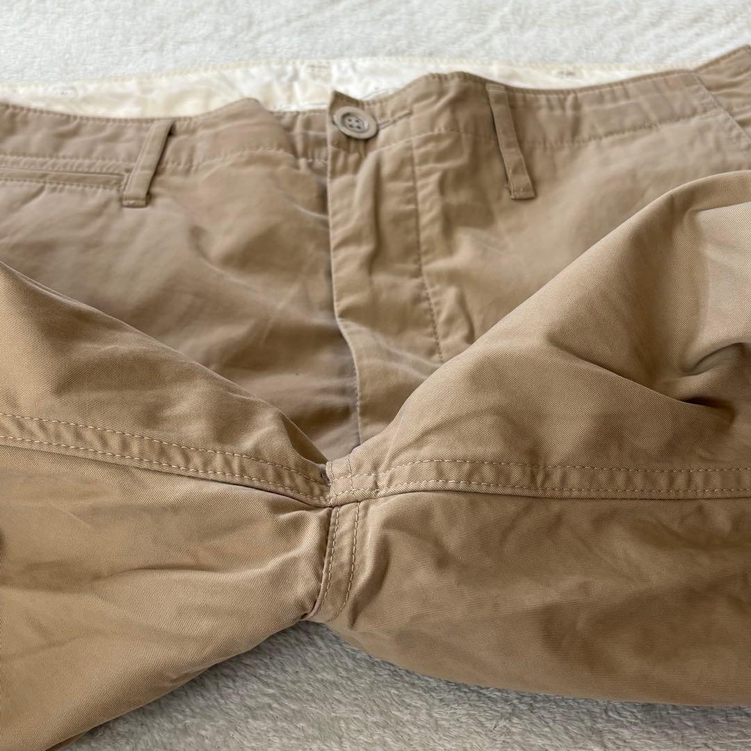 VISVIM シンチバック チノパン L 日本製 ベージュ