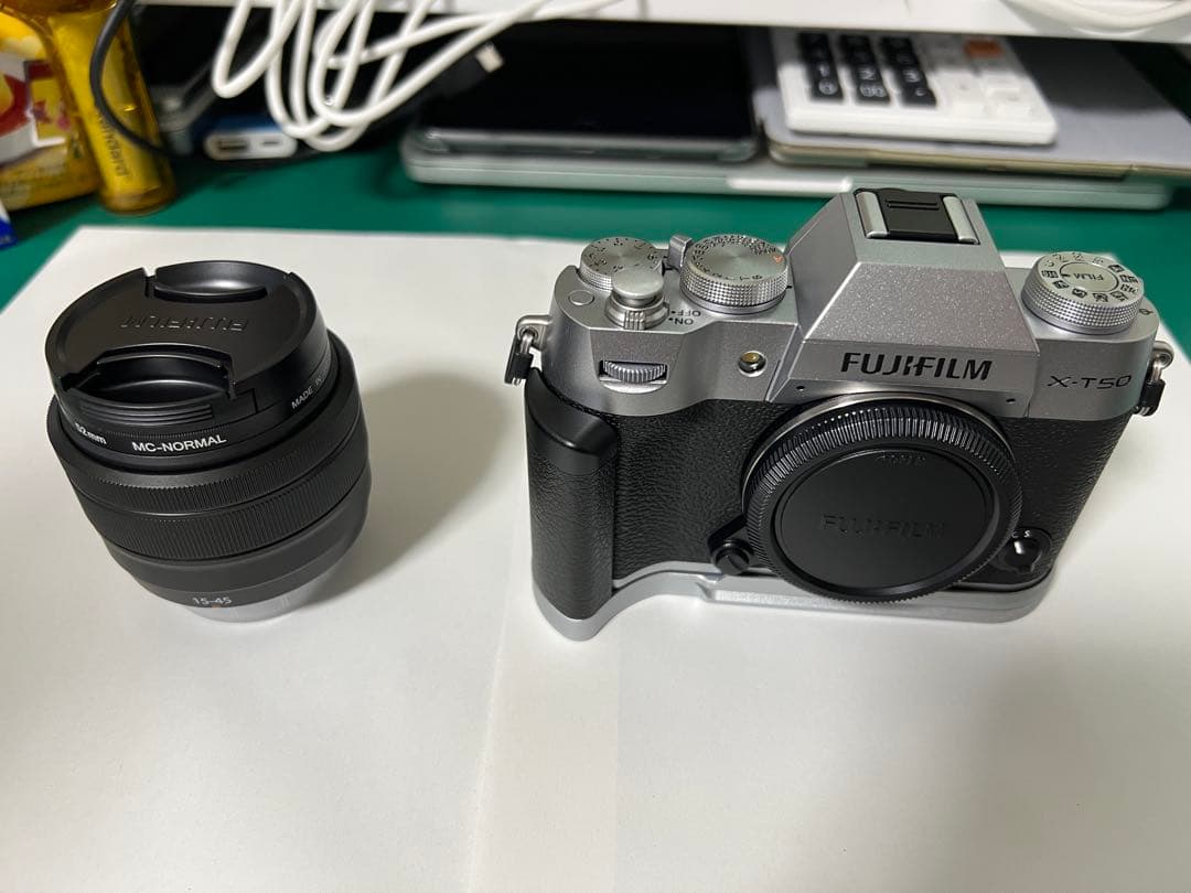 FUJIFILM X-T50 XC15-45mmレンズキット [シルバー]