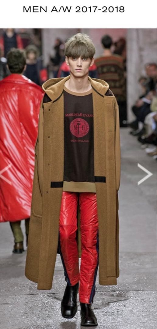 DRIES VAN NOTEN 17AW/オーバーサイズダッフルコート/S