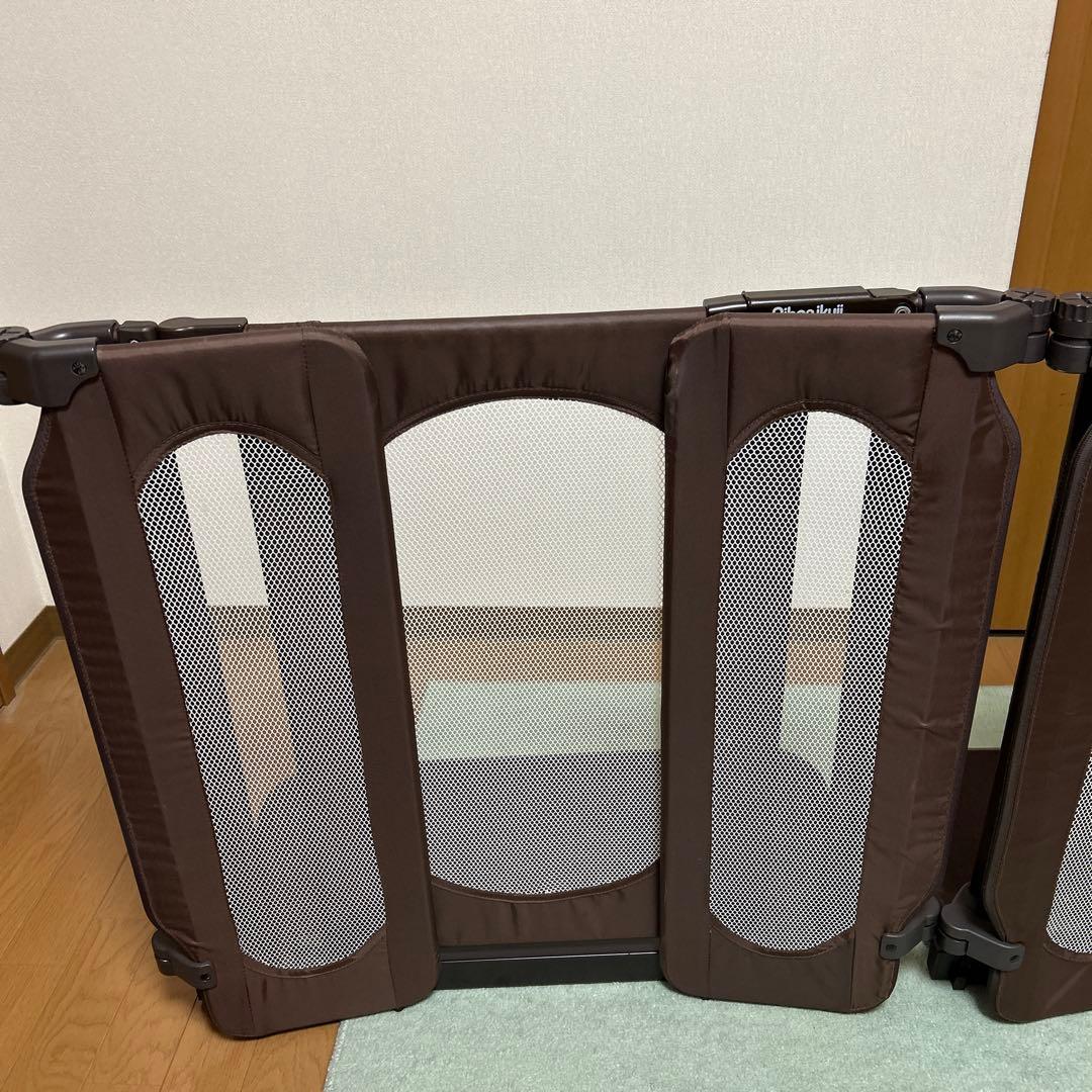 2セット　日本育児　おくトビラS ベビー　ゲート　フェンス　ちょっとおくだけ