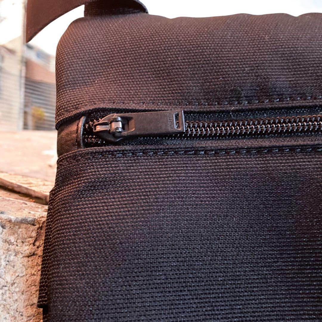 美品PORTER（吉田カバン）MUSETTE（ミュゼット）ショルダー黒ブラック