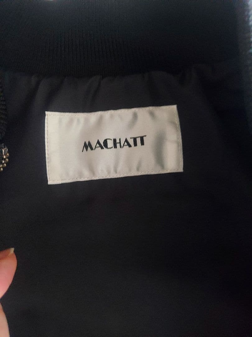 machatt トップサーモフォルムコート　中綿　ブラック