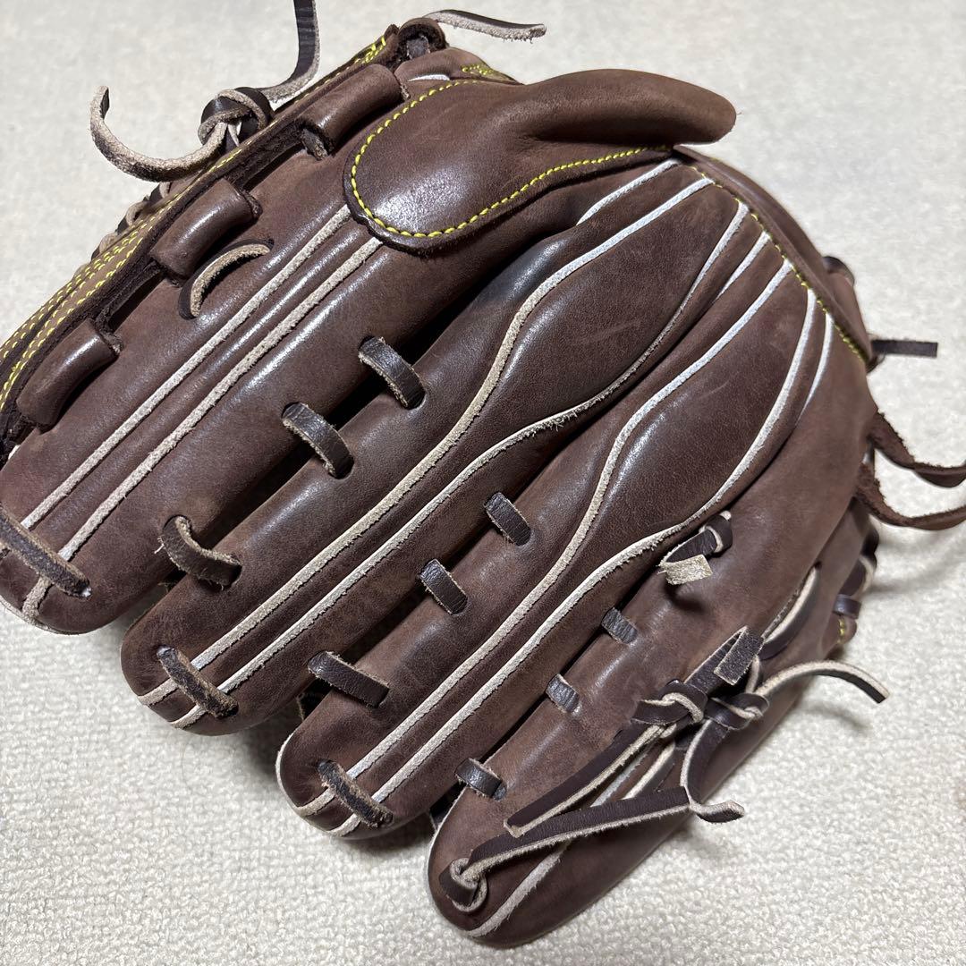 Y*u様 asics ゴールドステージ 硬式グローブ ブラウン 投手用 ヌバック