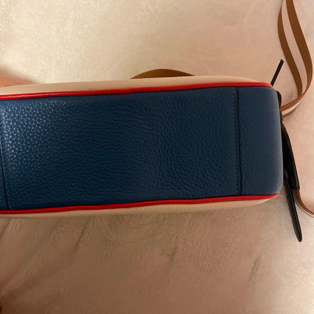 お値下げ中です！COACH レザー バッグ 多色使い