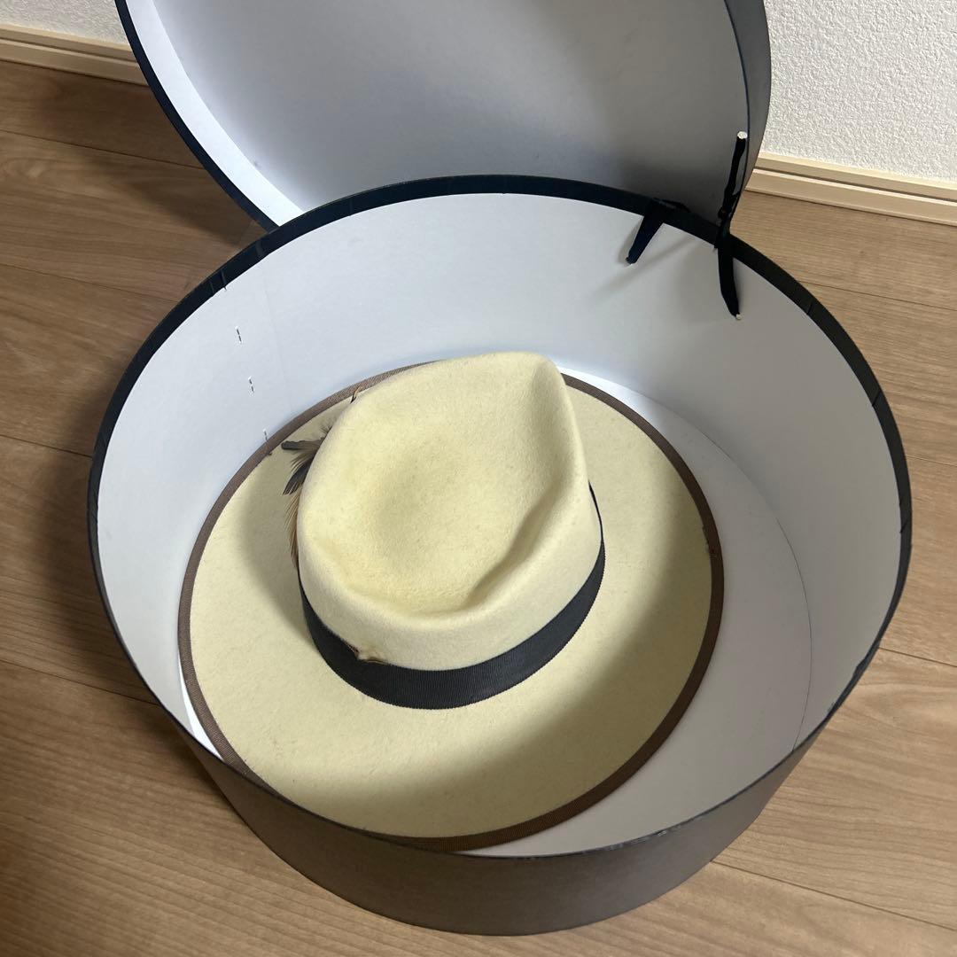 フェドラハット、サイズ５７㎝、ラビットファー