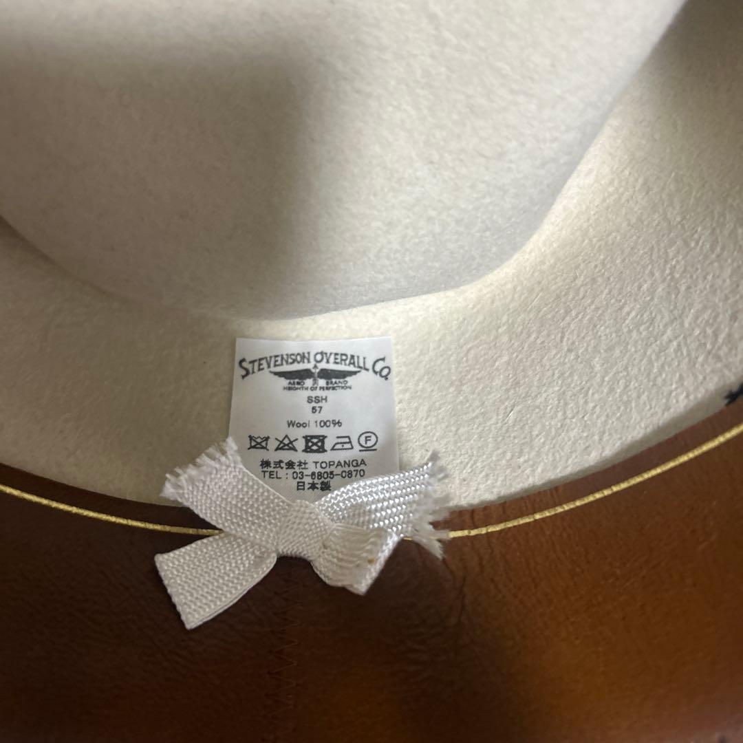 フェドラハット、サイズ５７㎝、ラビットファー