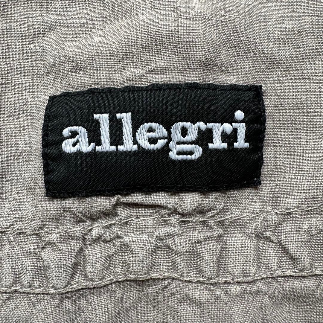 新品タグ付き✨アレグリ　シャツジャケット　イタリア製　リネン100%