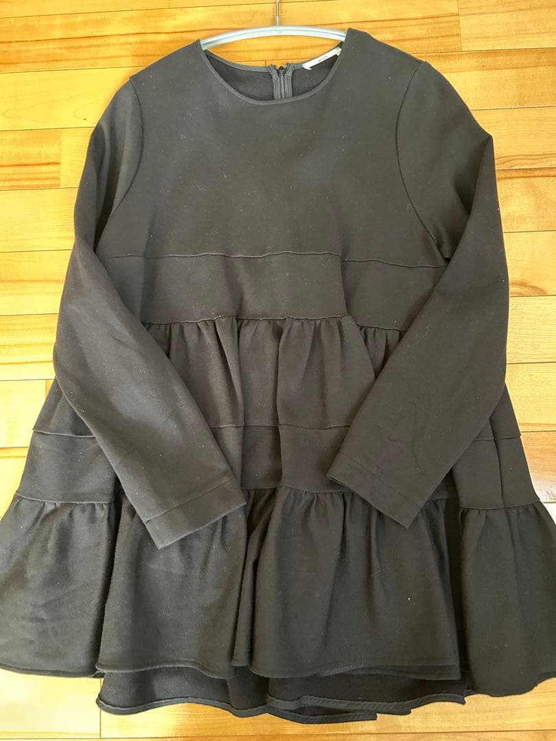 yori ぬくぬくティアードフリル裏起毛　トップス