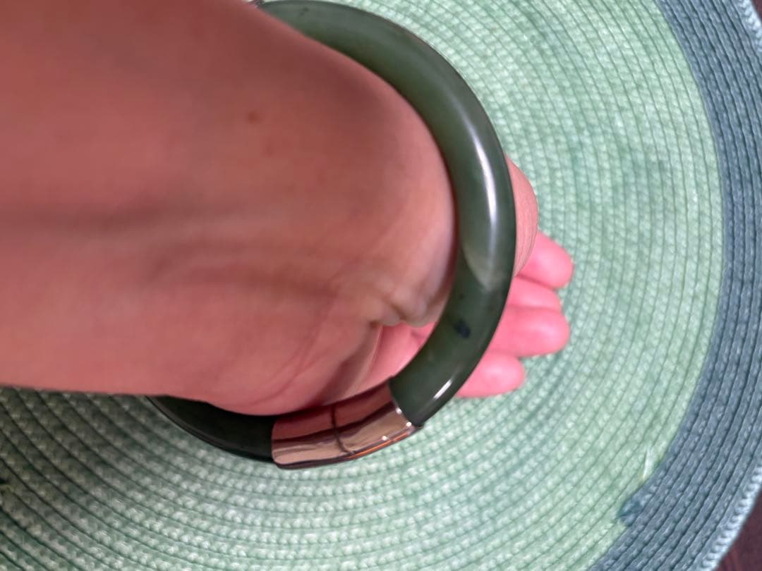 天然翡翠 バングル