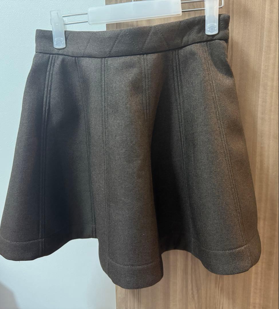 eimy istoire ボンディングフレアミニスカート 新品タグ付き