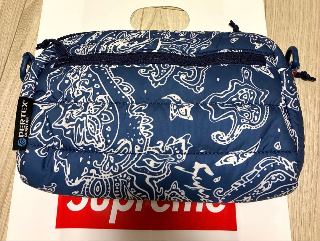 24時間以内発送 完売品 美品 青 22fw Puffer Side Bag