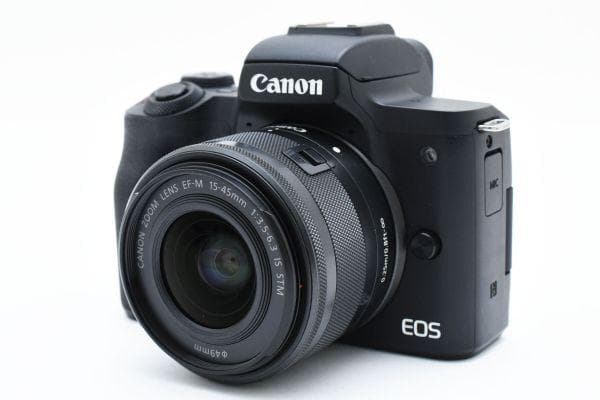 キャノン Canon EOS Kiss M レンズキット バッテリーx２