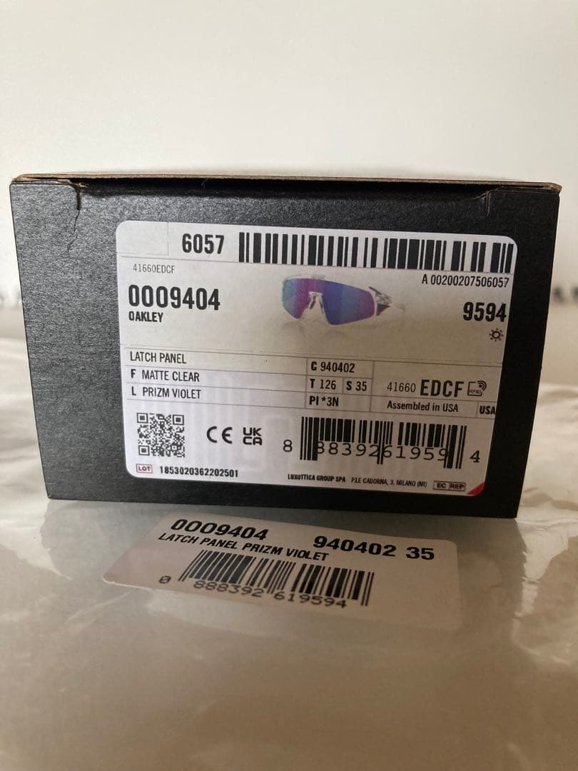IXA　オークリー　ラッチパネル　プリズムヴァイオレット　マットクリア