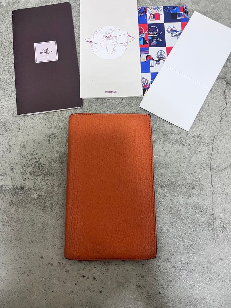 Yu HERMÈS プティアッシュ 馬型チャーム 手帳カバー セット