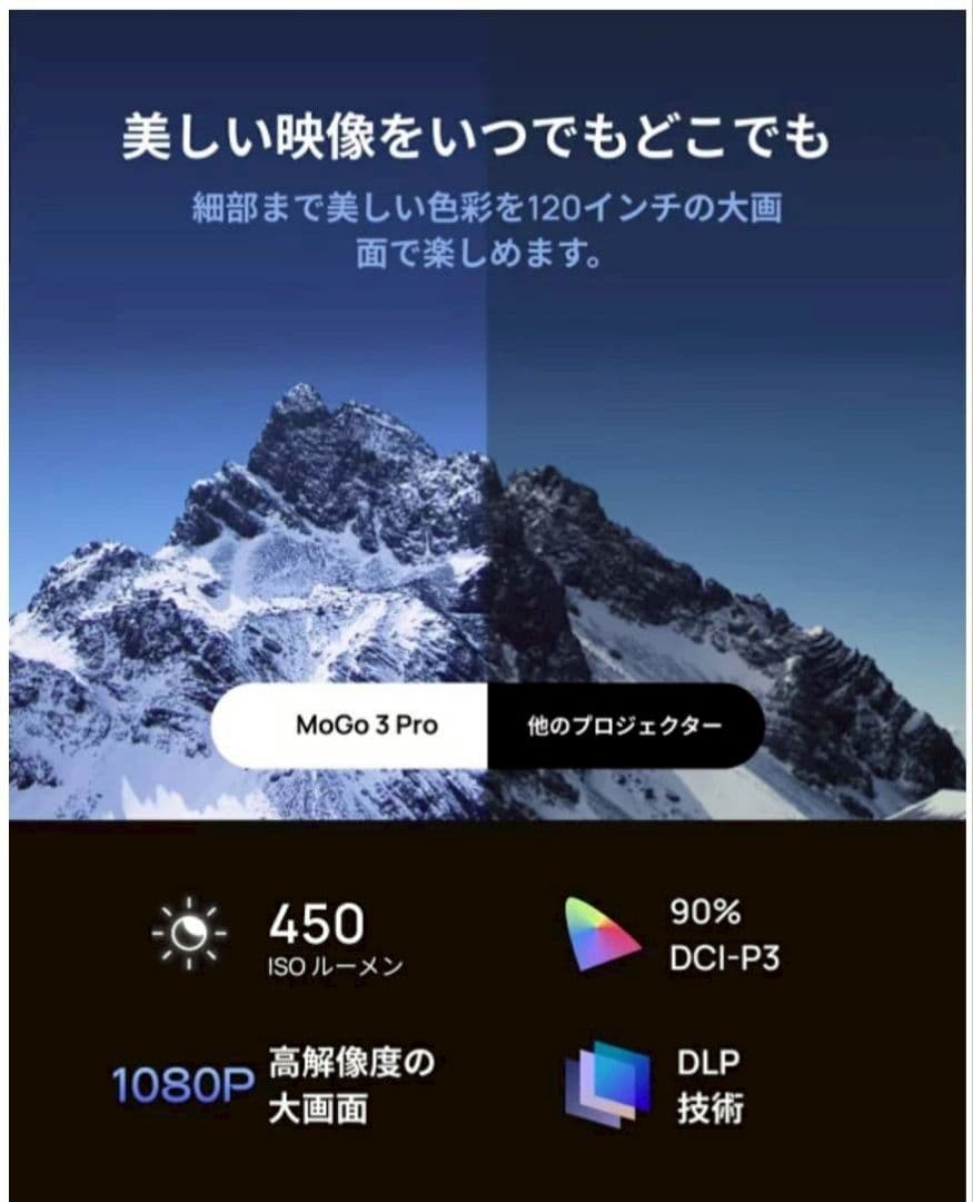 XGIMI MoGo 3 Pro プロジェクター本体　新品未開封　送料無料