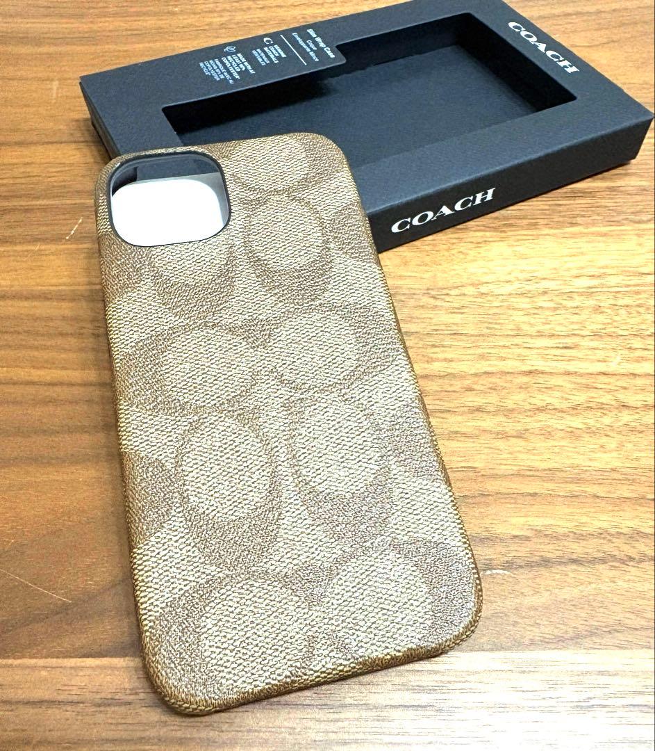 コーチ COACH IPHONE 15 ケース・シグネチャー キャンバス