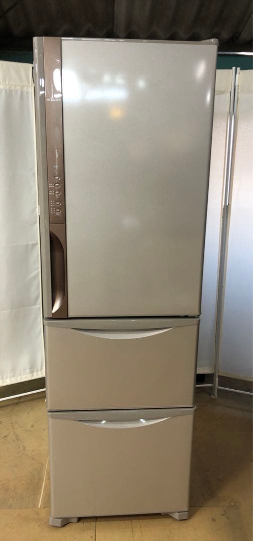 〈手渡し料金＠兵庫県加東市〉〈中古〉日立ノンフロン冷凍冷蔵庫　　2017年製