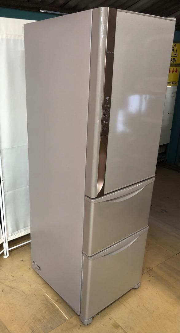 〈手渡し料金＠兵庫県加東市〉〈中古〉日立ノンフロン冷凍冷蔵庫　　2017年製