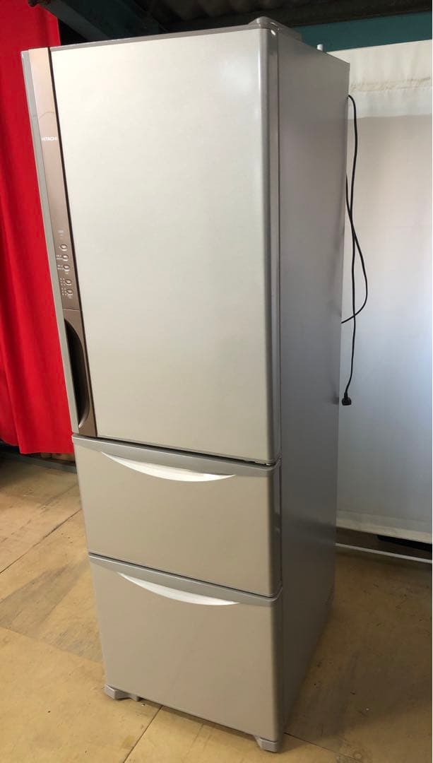 〈手渡し料金＠兵庫県加東市〉〈中古〉日立ノンフロン冷凍冷蔵庫　　2017年製