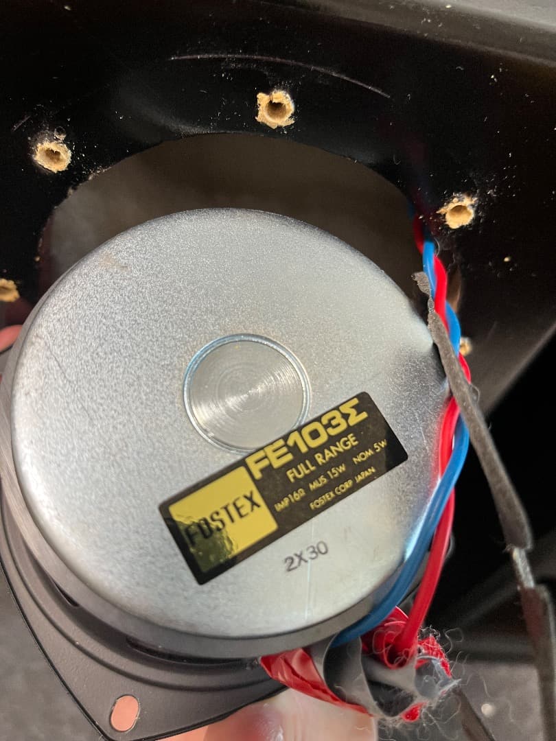 FE-103Σ 16ohm＋自作バックロードエンクロージャー