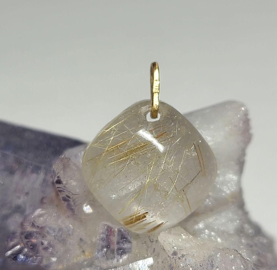 ニケ☆★ミャンマー産ブルースピネル、ブラジル産ルチルクオーツ★オーダー