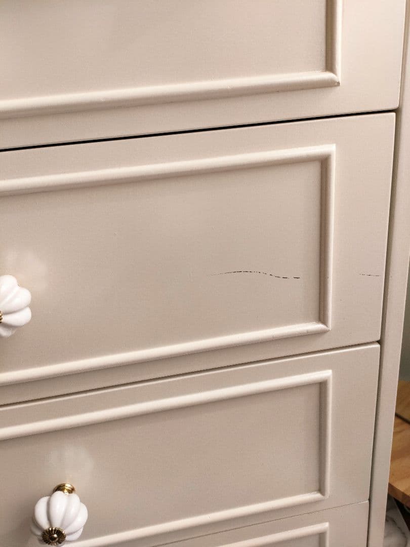 4段チェスト タンス 姫系 白家具 リルデココ