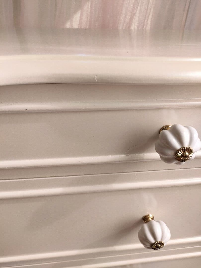 4段チェスト タンス 姫系 白家具 リルデココ