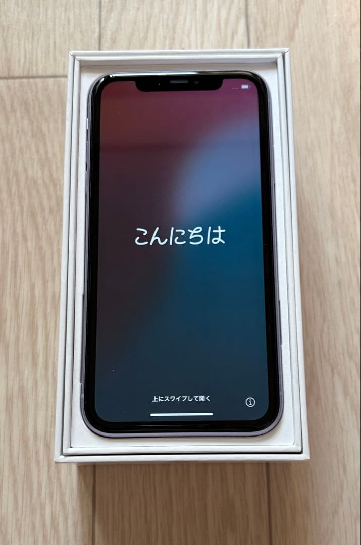 Apple iPhone11 128gb SIMフリー 本体 パープル