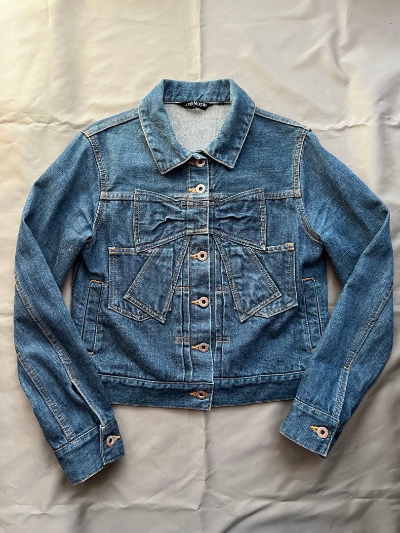 janemarpleリボンデニムジャケット