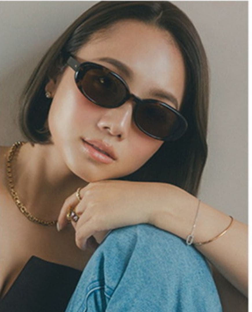 【★mmm/】Zoff AOI IHARA サングラス ブラウン