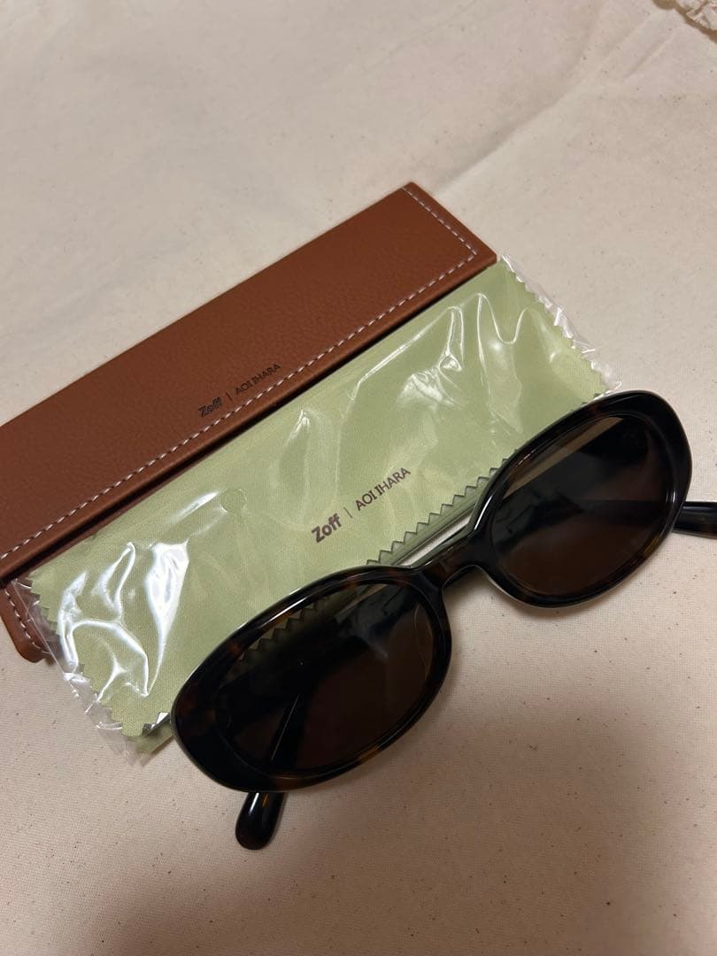 【★mmm/】Zoff AOI IHARA サングラス ブラウン