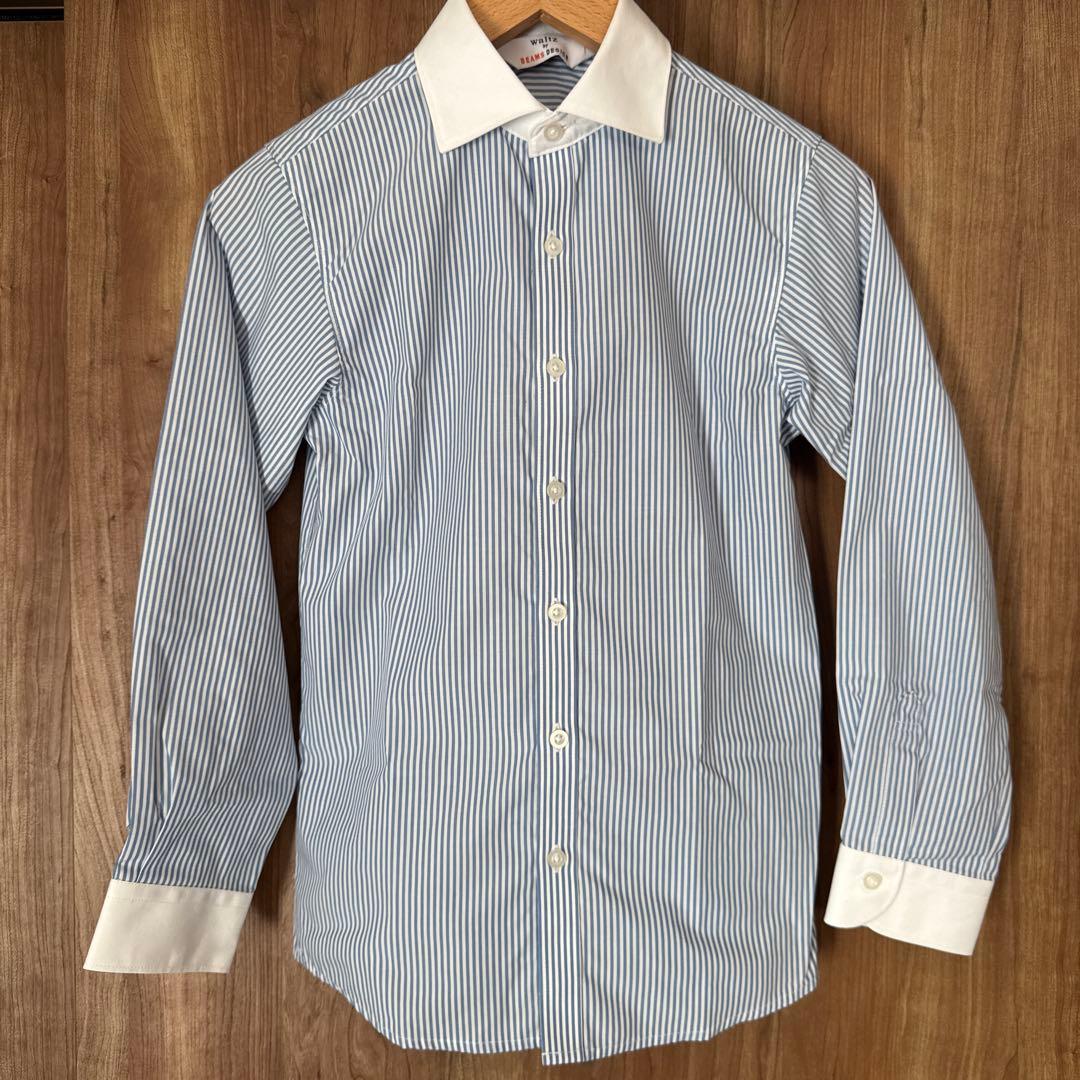 【美品】waltz by BEAMS ネイビースーツ、シャツネクタイ4点セット