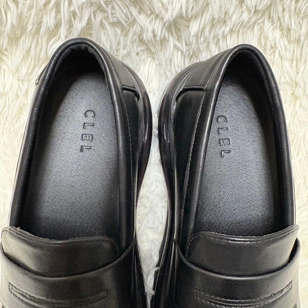 CLEL エアークッション　ハイソール　ローファー　厚底　Sサイズ