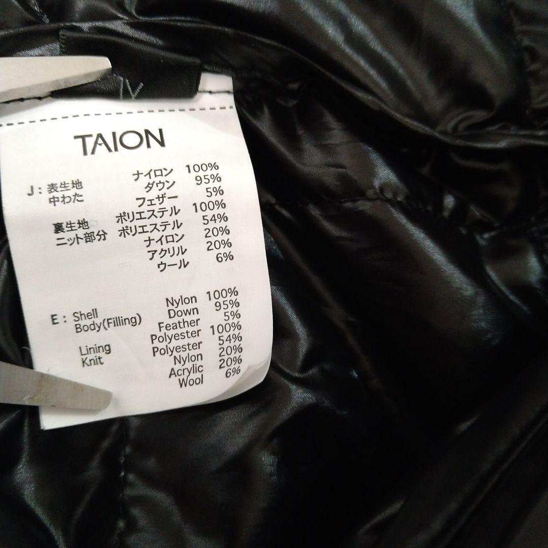 TAION NOLLEY'S ダウンジャケット ブラック