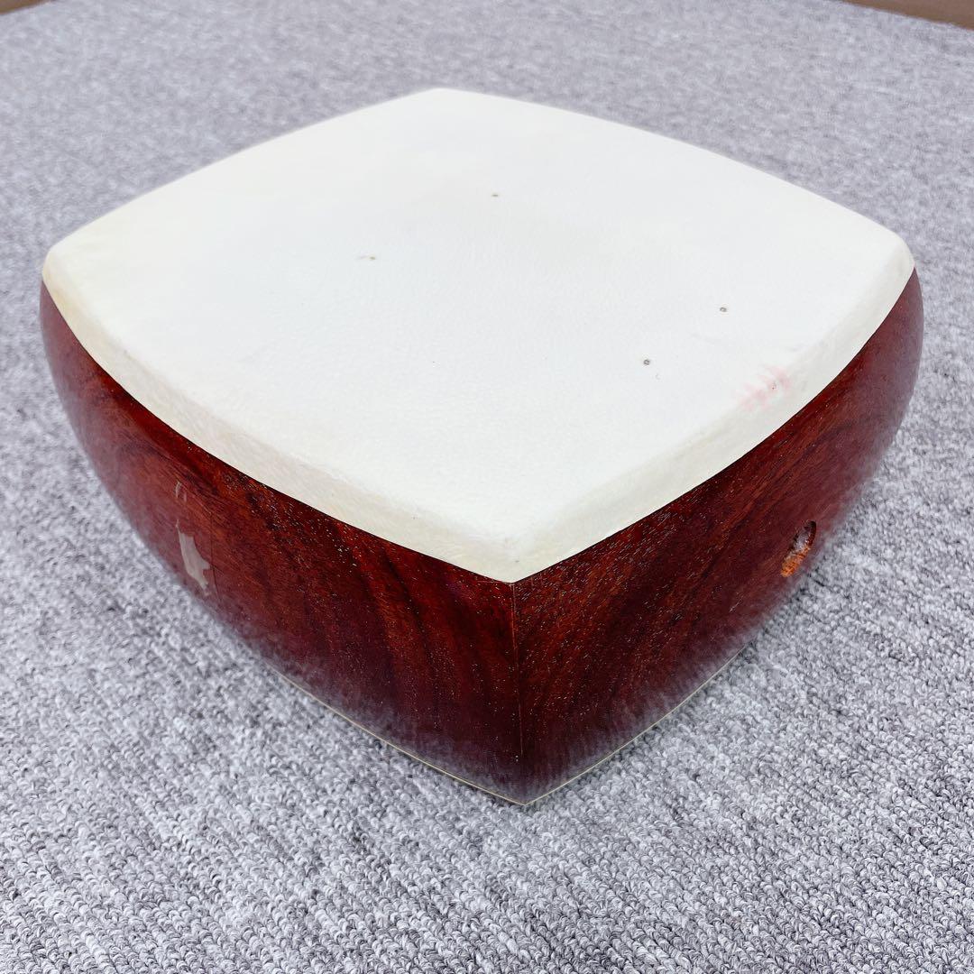 三味線 中棹 1本溝 紅木 丸打胴 犬皮 天然糸巻き 東さわり 和楽器