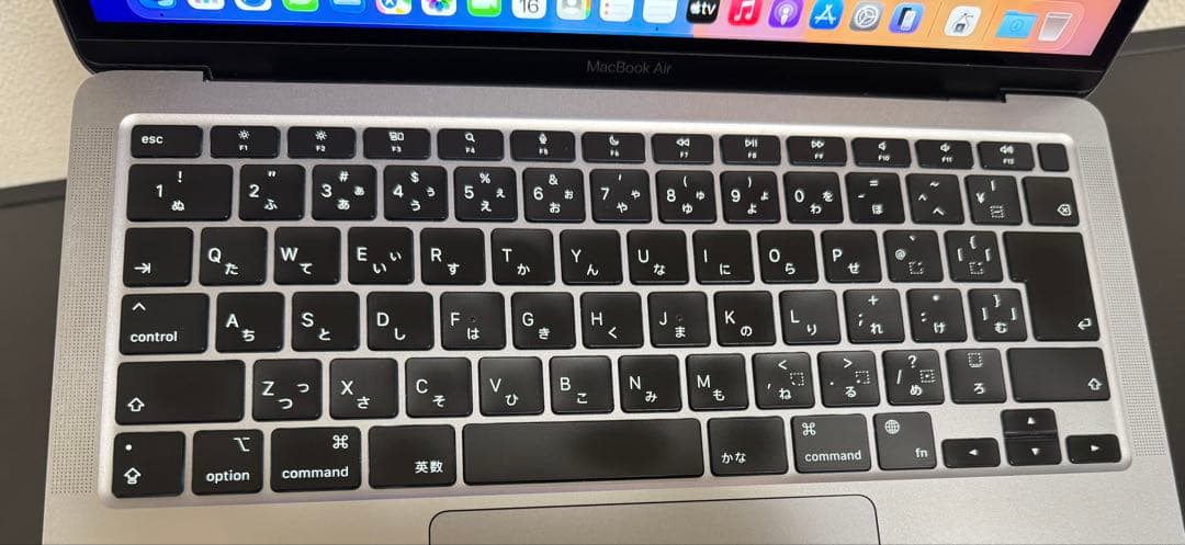 MacBook Air M1 16GB 512GB 充放電430 バッテリ86%
