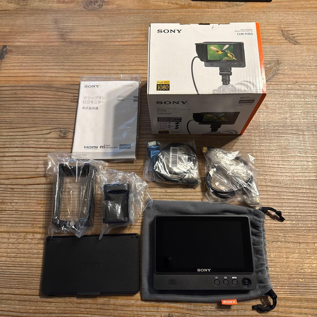 SONY クリップオンLCDモニター CLM-FHD5