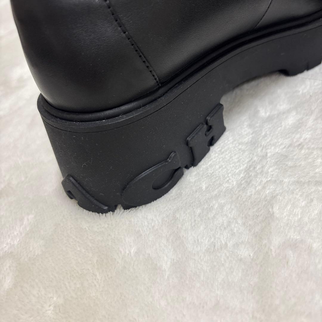 専用COACH ブラック ローファー 厚底